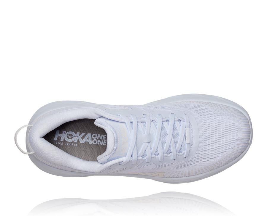 Zapatillas Running Hoka One One Hombre - Bondi 7 - Blancas - EPA650714